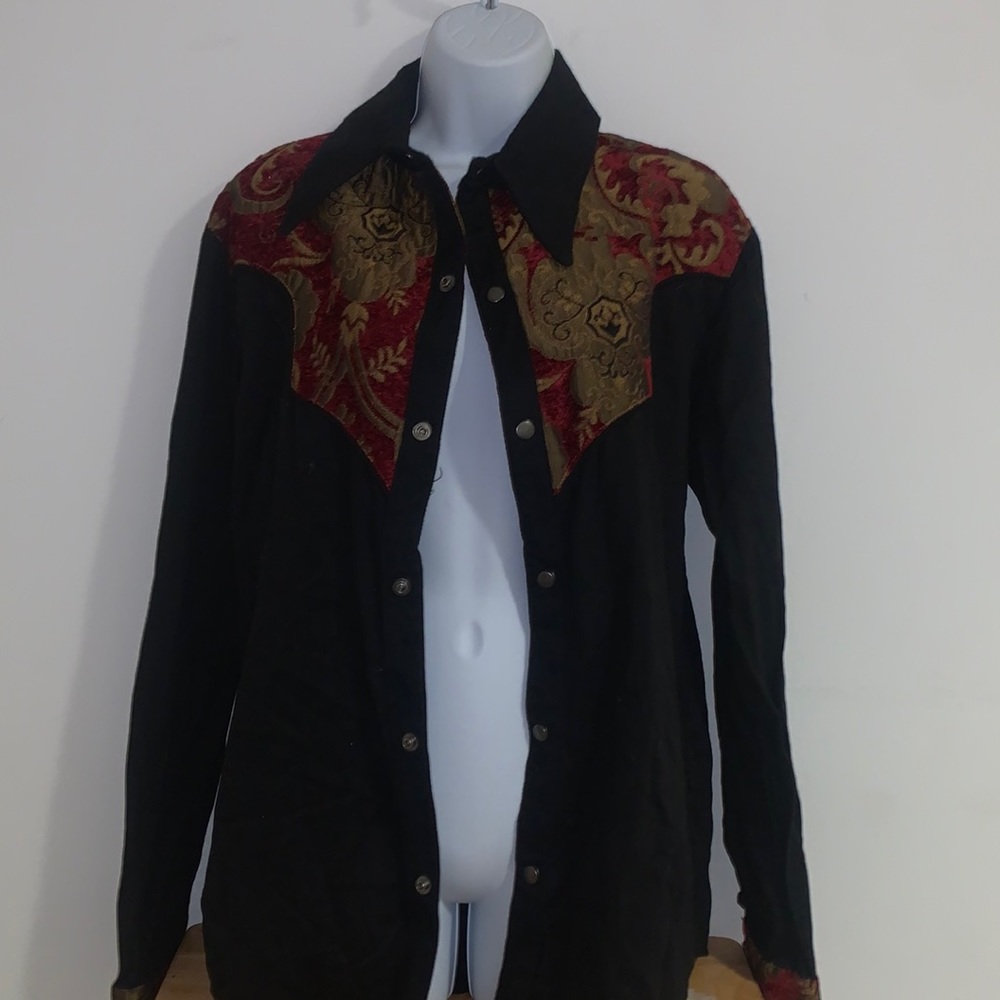 Vintage Paisley Cowboy Button Up
